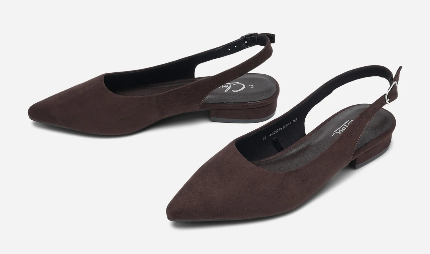 CLOU, Ballerinaskor med slingback