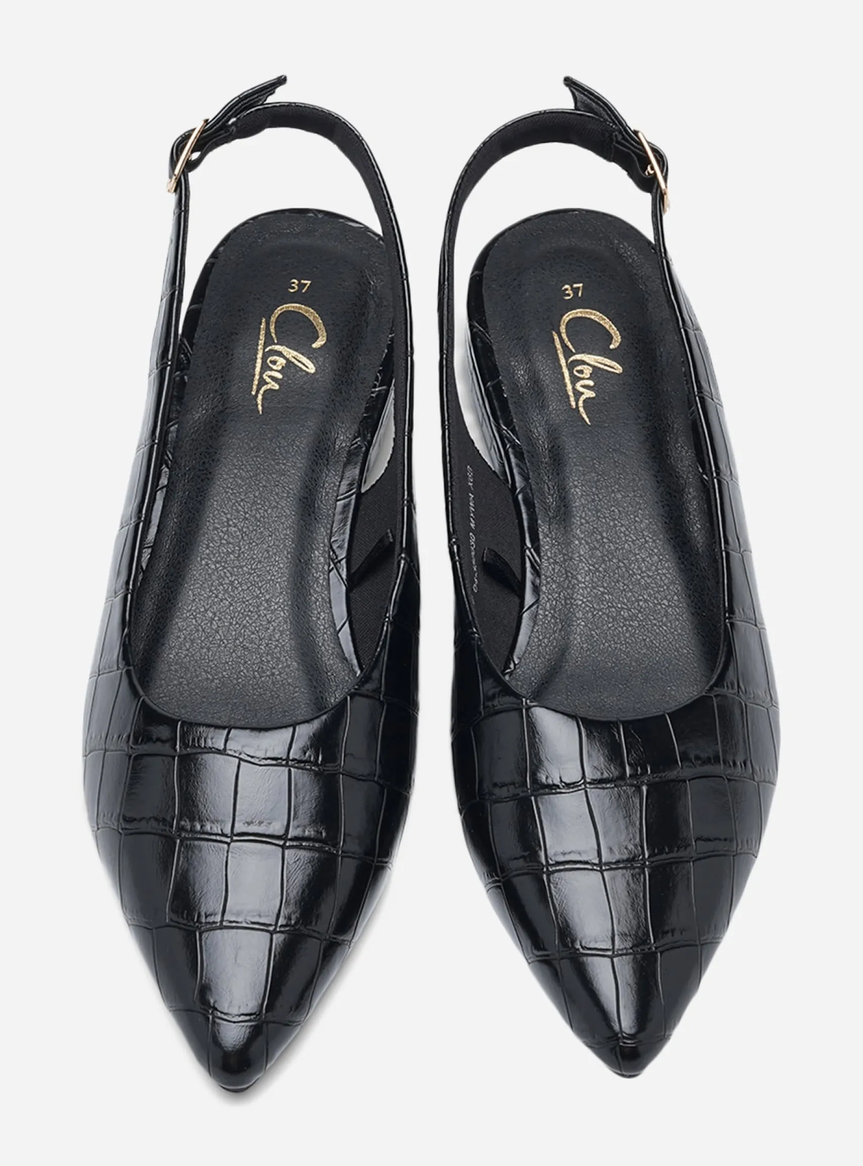 CLOU, Ballerinaskor med slingback