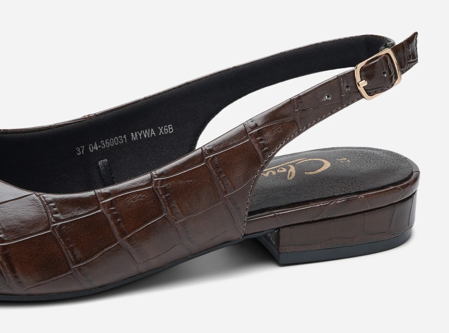 CLOU, Ballerinaskor med slingback