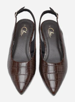 CLOU, Ballerinaskor med slingback