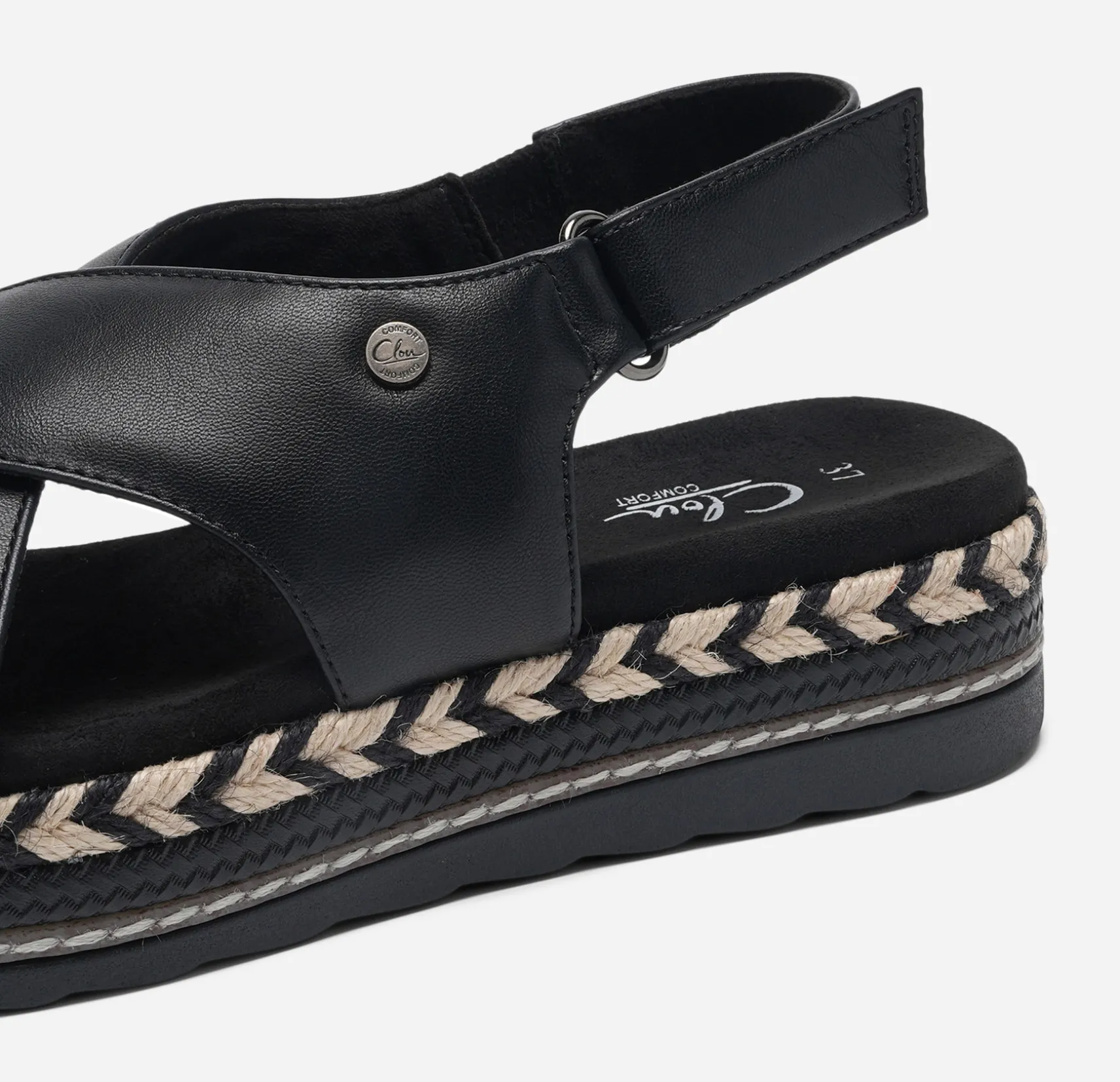 CLOU COMFORT, Sandaletter med repsula