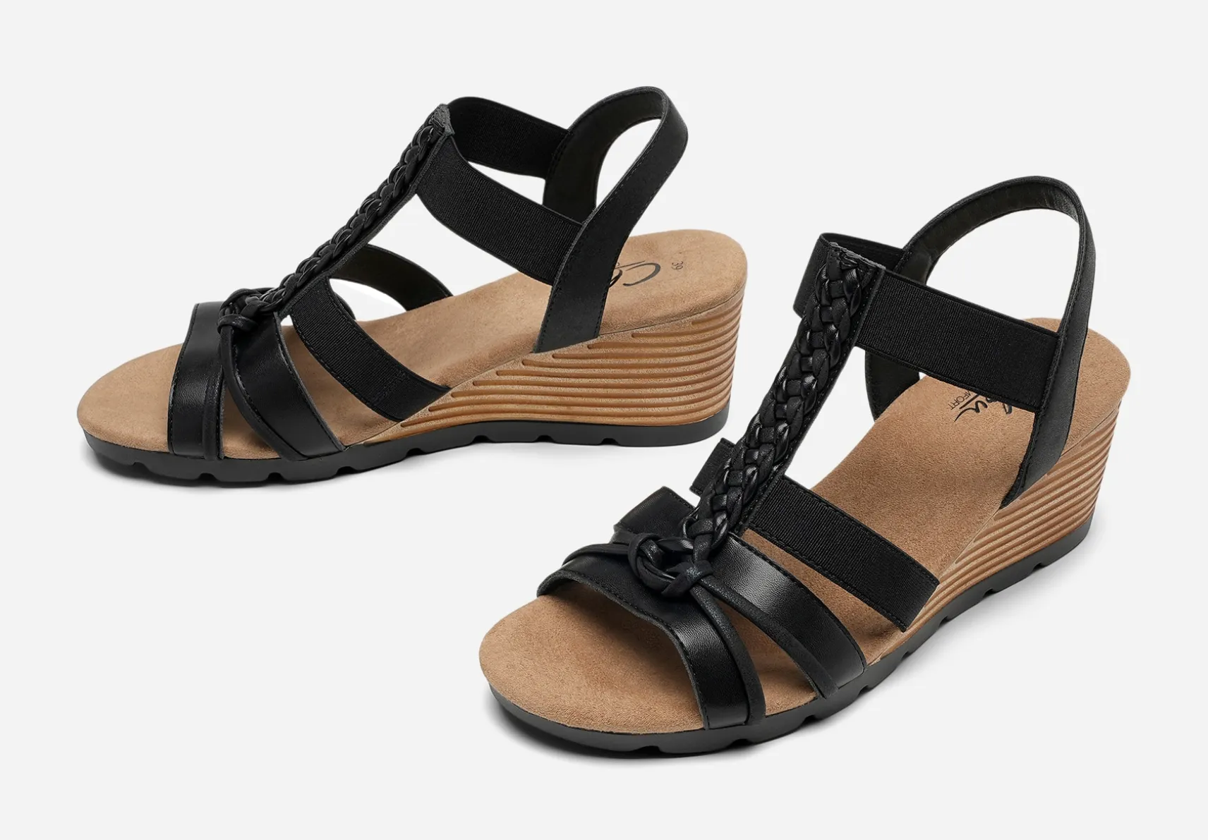 CLOU COMFORT, Sandaletter med remmar
