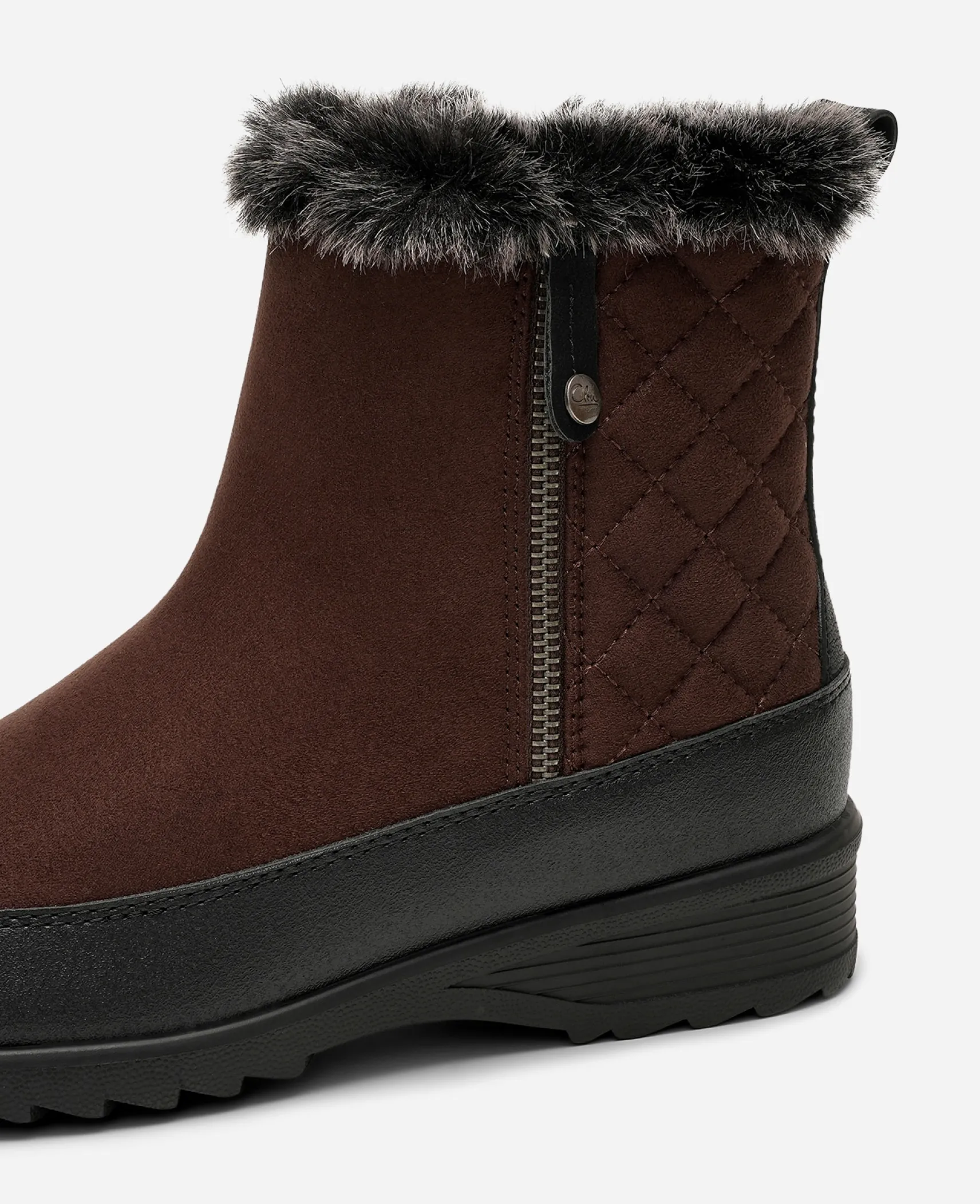 CLOU COMFORT, Varmfodrade boots med inbyggd brodd