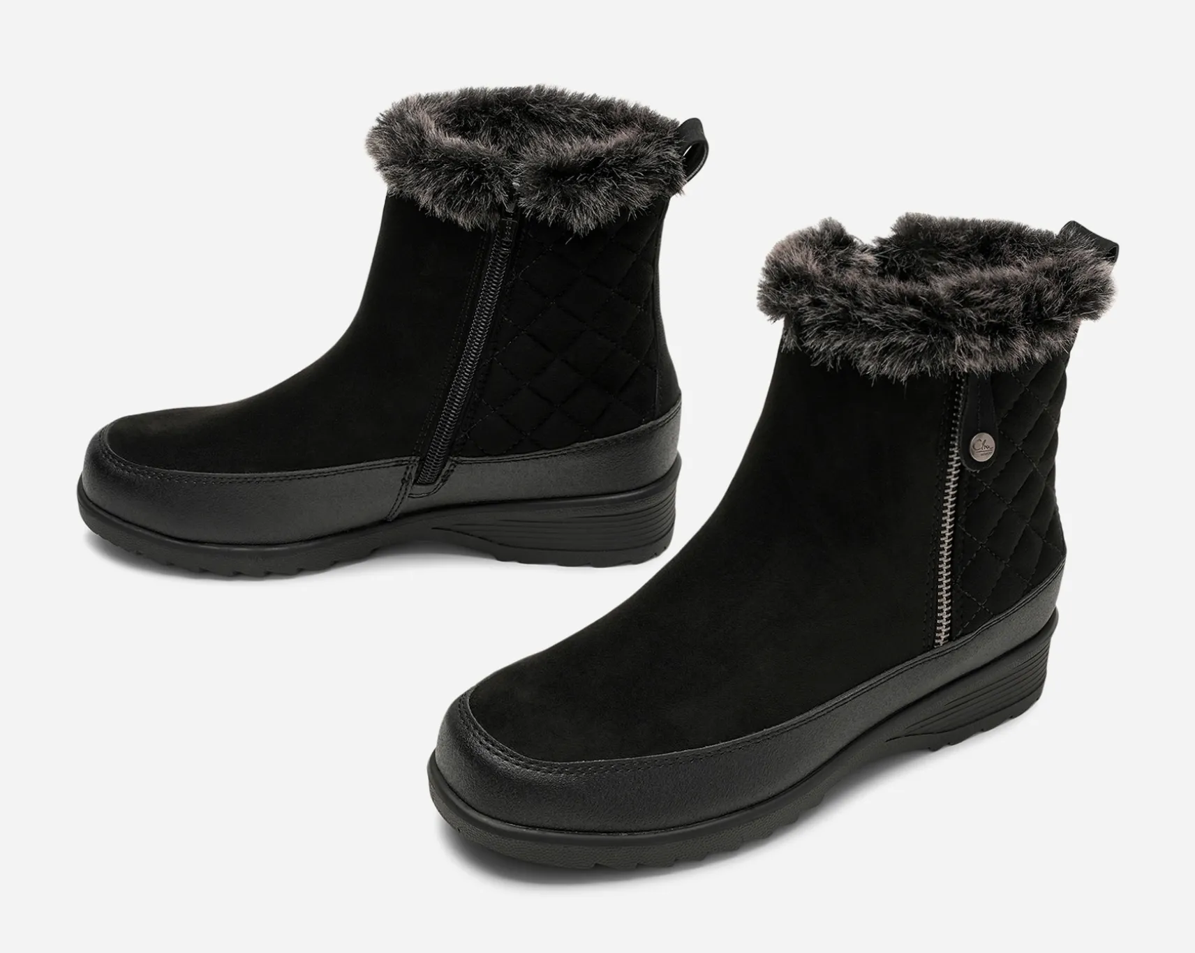 CLOU COMFORT, Varmfodrade boots med inbyggd brodd
