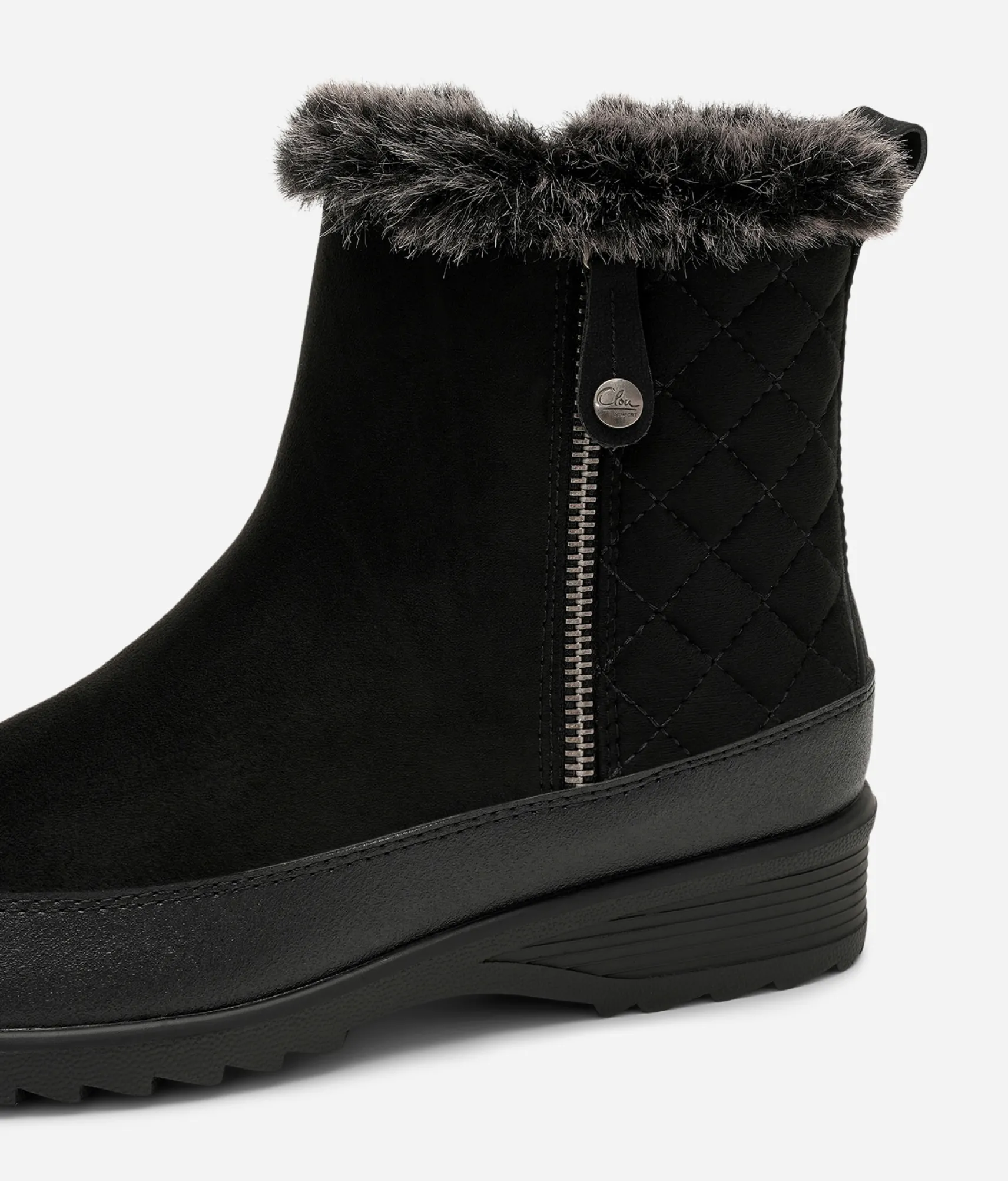 CLOU COMFORT, Varmfodrade boots med inbyggd brodd