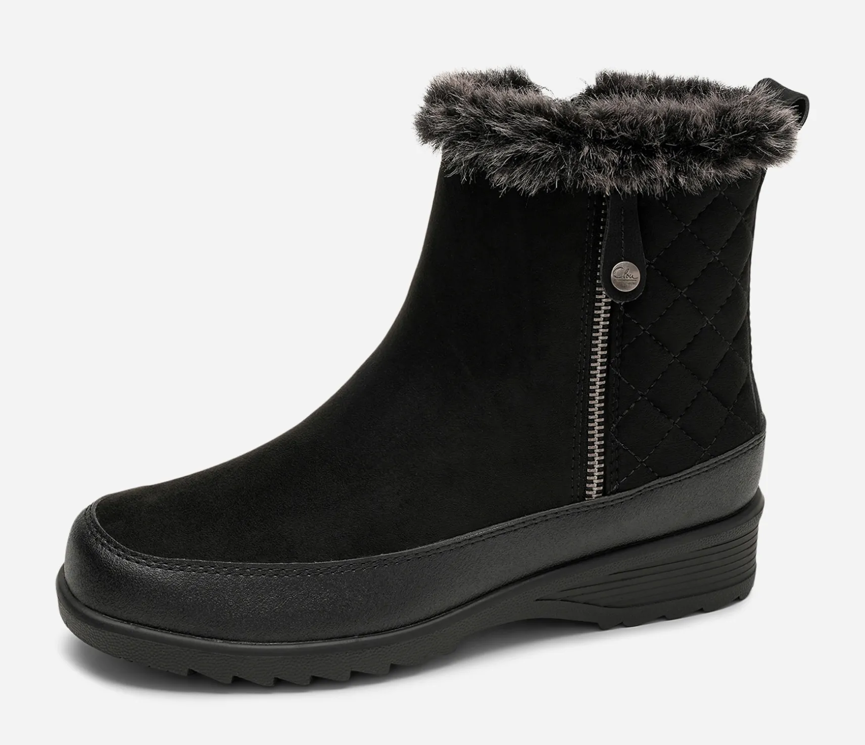 CLOU COMFORT, Varmfodrade boots med inbyggd brodd