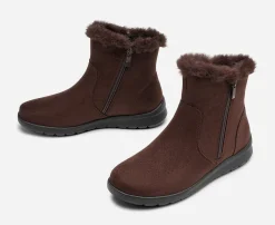 CLOU COMFORT, Varmfodrade boots med dragkedja