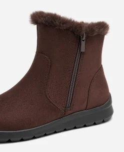CLOU COMFORT, Varmfodrade boots med dragkedja