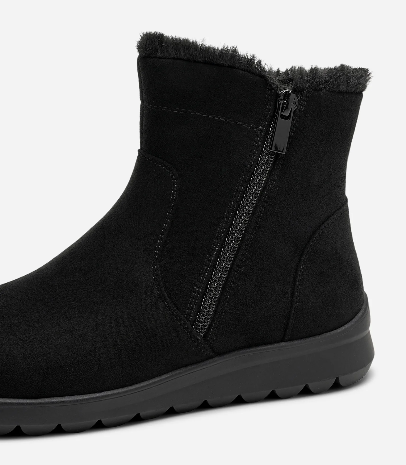 CLOU COMFORT, Varmfodrade boots med dragkedja