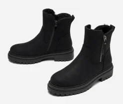 CLOU, Varmfodrade boots med dragkedja