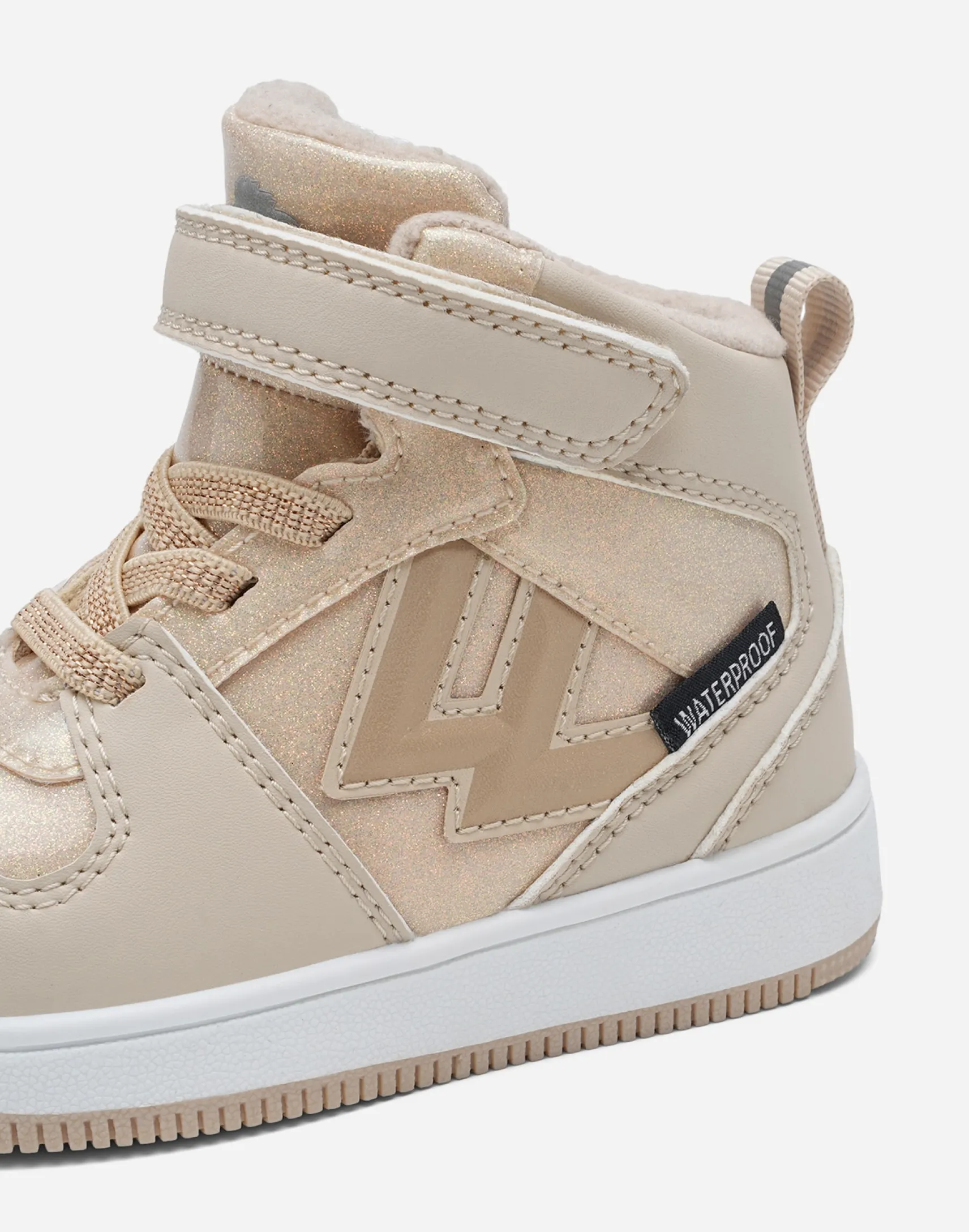 LEJON, Fleecefodrade höga sneakers waterproof