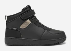 LEJON, Fleecefodrade höga sneakers waterproof