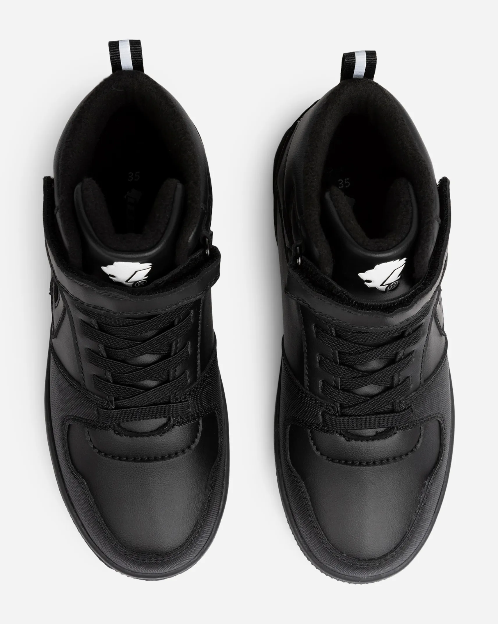 LEJON, Fleecefodrade höga sneakers waterproof