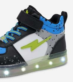 LEJON, Höga sneakers med blinkande sula