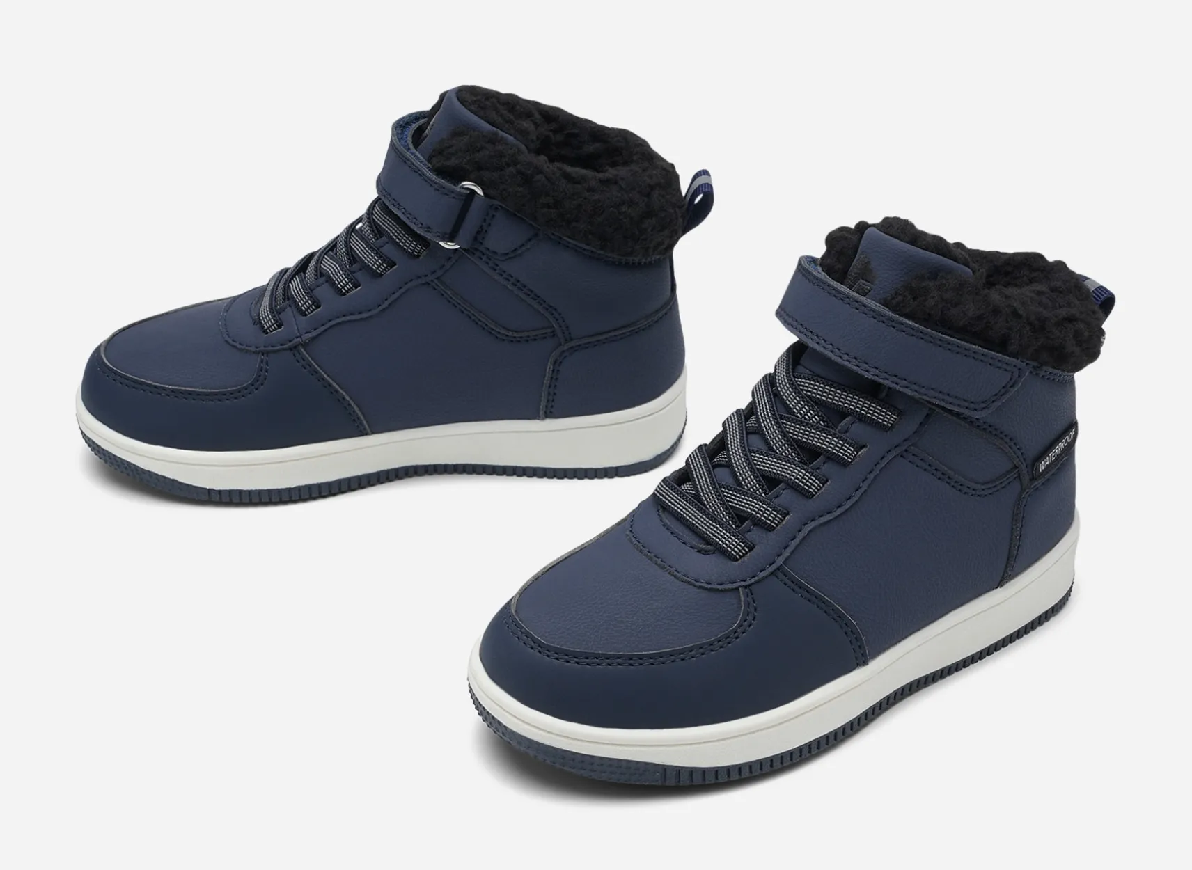 LEJON, Varmfodrade höga sneakers waterproof