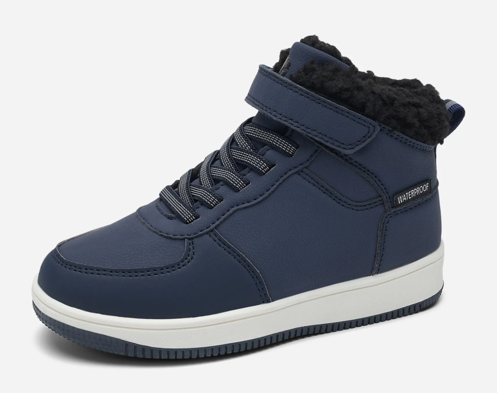 LEJON, Varmfodrade höga sneakers waterproof