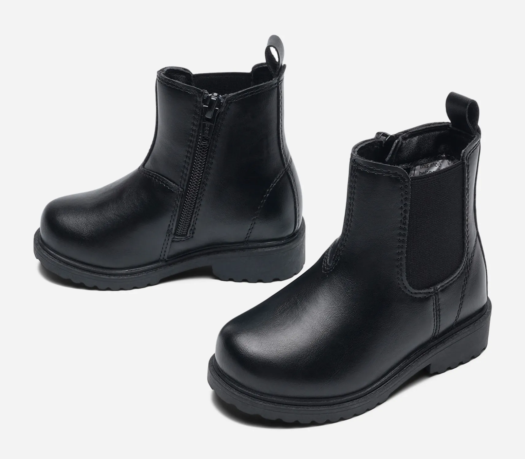 Mino, Boots med dragkedja