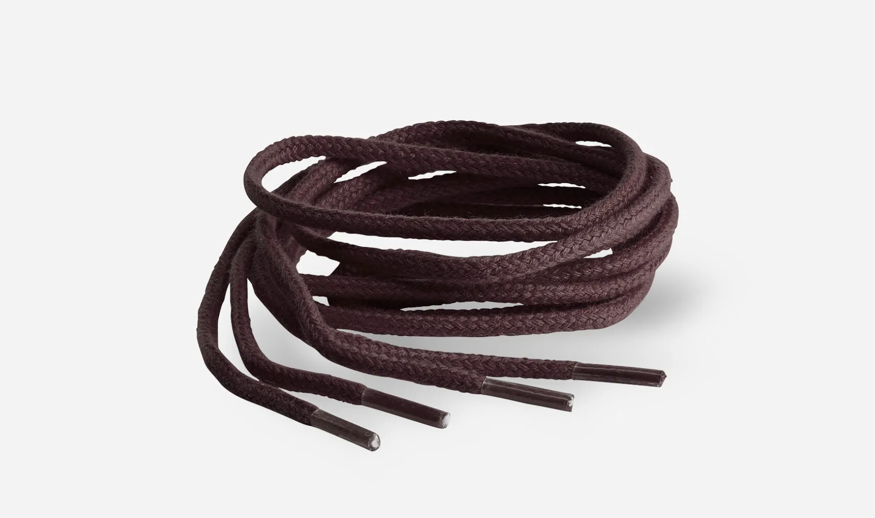 Skosnören Mörkbrun 120cm