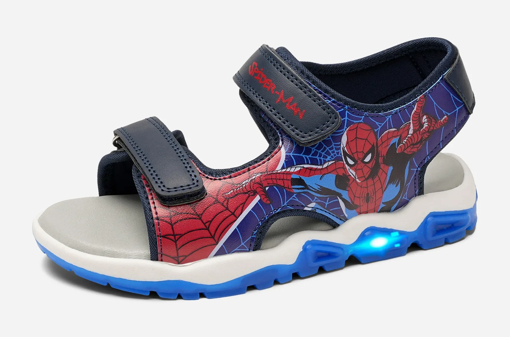 SPIDERMAN, Blinkande sandaler