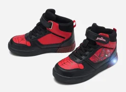 SPIDERMAN, Fleecefodrade höga sneakers