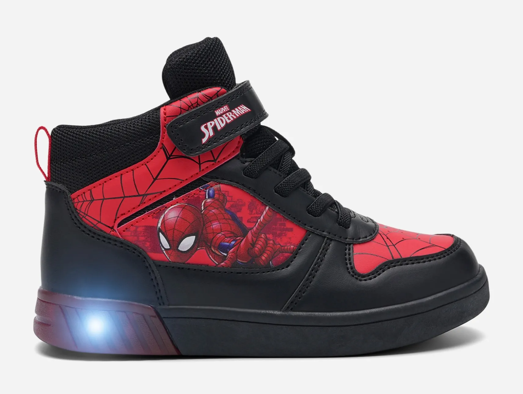SPIDERMAN, Fleecefodrade höga sneakers