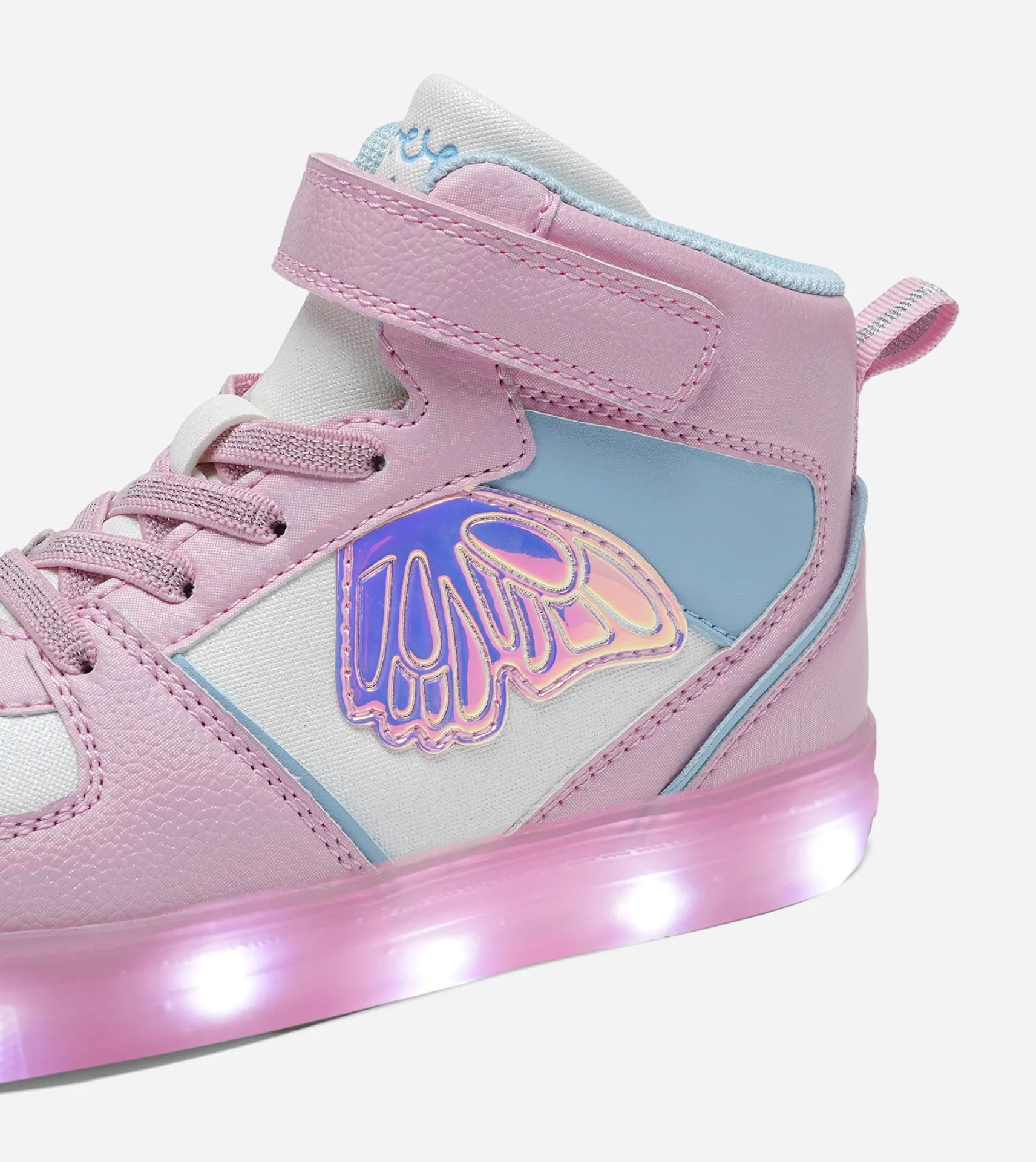 ZOEY, Höga sneakers med blinkande sula