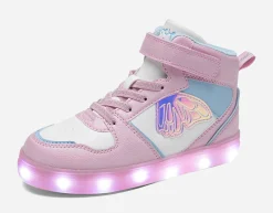 ZOEY, Höga sneakers med blinkande sula
