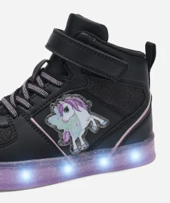 ZOEY, Höga sneakers med blinkande sula