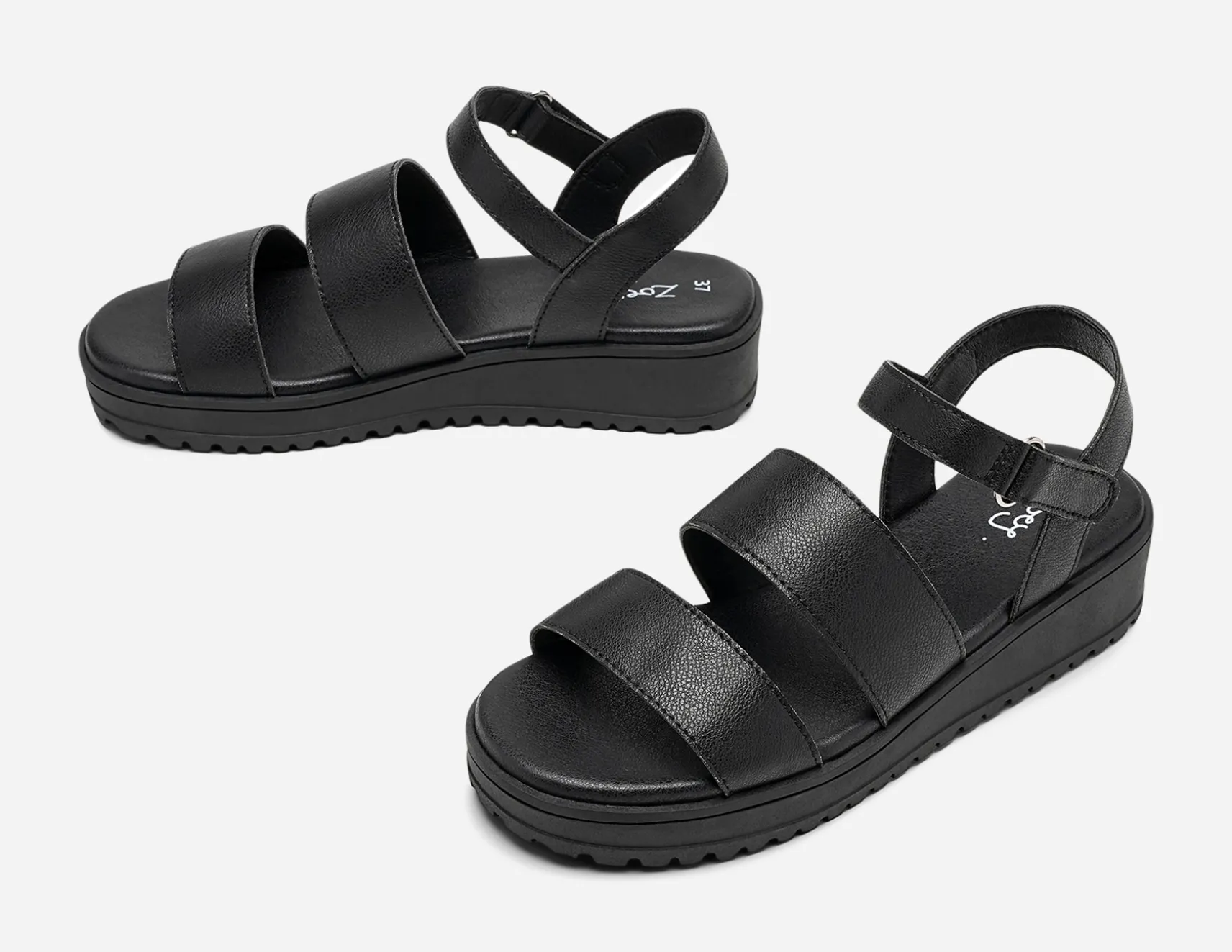 ZOEY, Sandaletter med platåsula